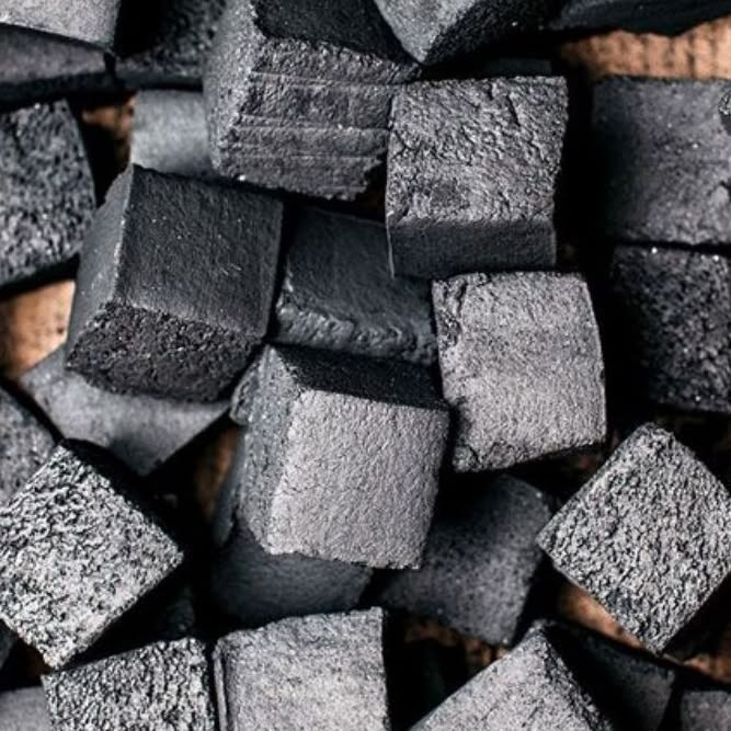 Coconut charcoal briquettes